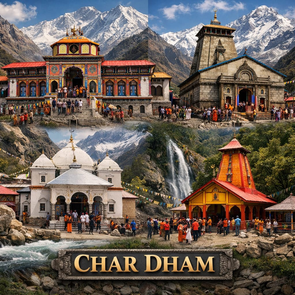 Badrinath Temple - Char Dham Yatra Uttarakhand